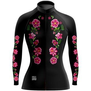 Jersey de Ciclismo Estandar Mujer Dama Manga Larga JDL717