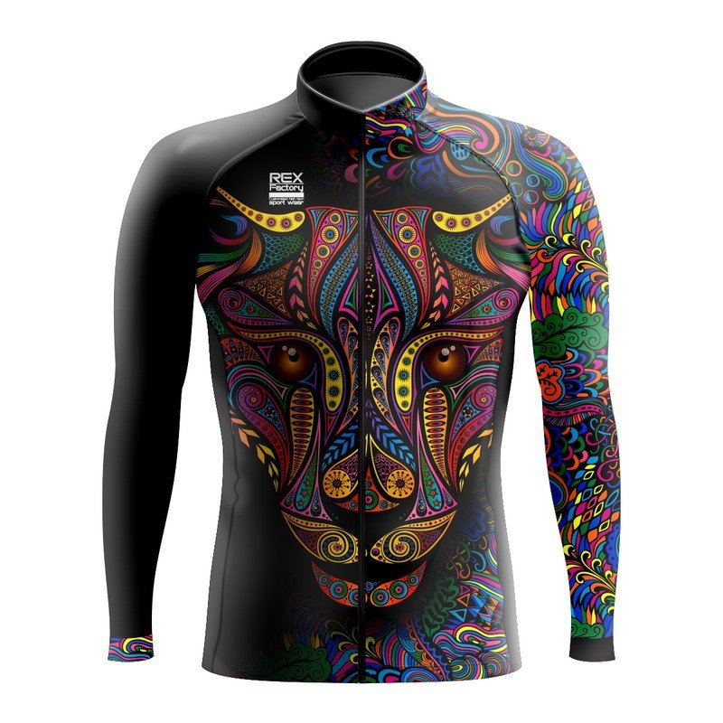 Jersey de Ciclismo Estandar Hombre Caballero Manga Larga JL653