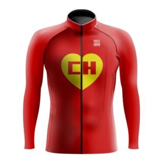 Jersey de Ciclismo Estandar Hombre Caballero Manga Larga JL654