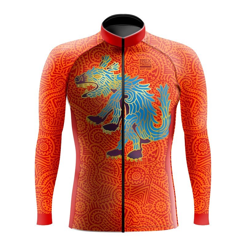 Jersey de Ciclismo Estandar Hombre Caballero Manga Larga JL730