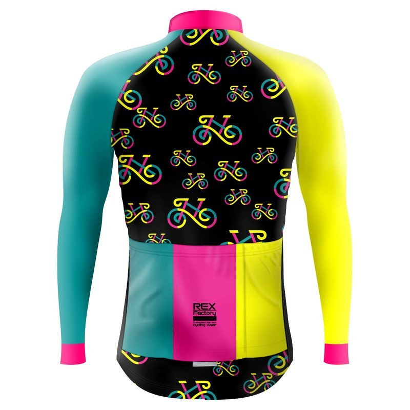 Jersey de Ciclismo Estandar Hombre Caballero Manga Larga JL764 - Image 2