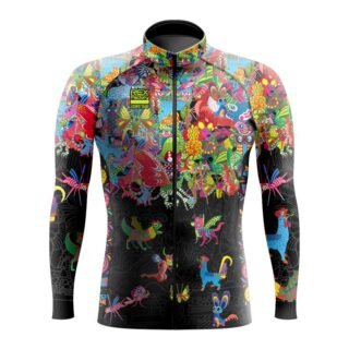 Jersey de Ciclismo Estandar Hombre Caballero Manga Larga JL766