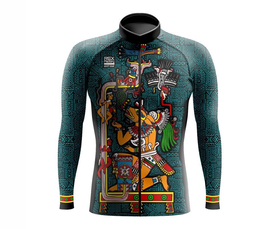 Jersey de Ciclismo Estandar Hombre Caballero Manga Larga JL729
