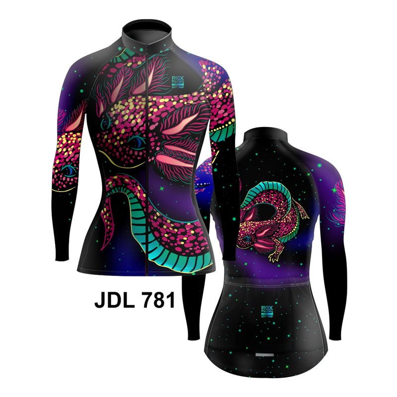 Jersey de Ciclismo Estandar Mujer Dama Manga Larga JDL781 - Image 3