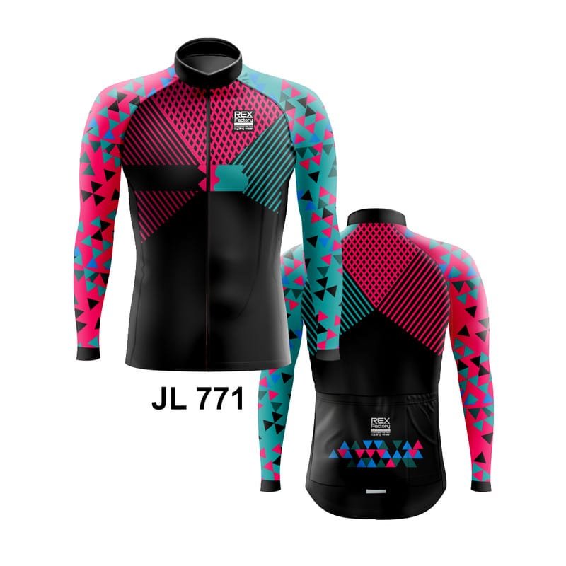 Jersey de Ciclismo Estandar Hombre Caballero Manga Larga JL771 - Image 3