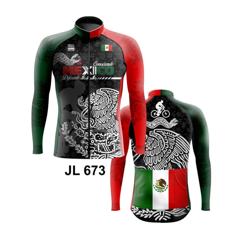Jersey de Ciclismo Estandar Hombre Caballero Manga Larga JL673 - Image 3