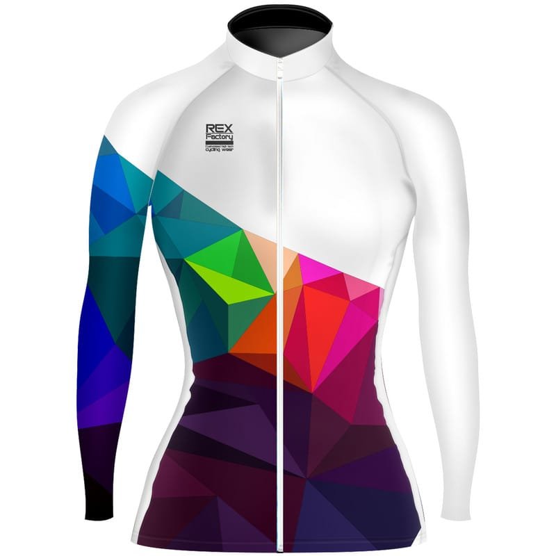 Jersey de Ciclismo Estandar Mujer Dama Manga Larga JDL814