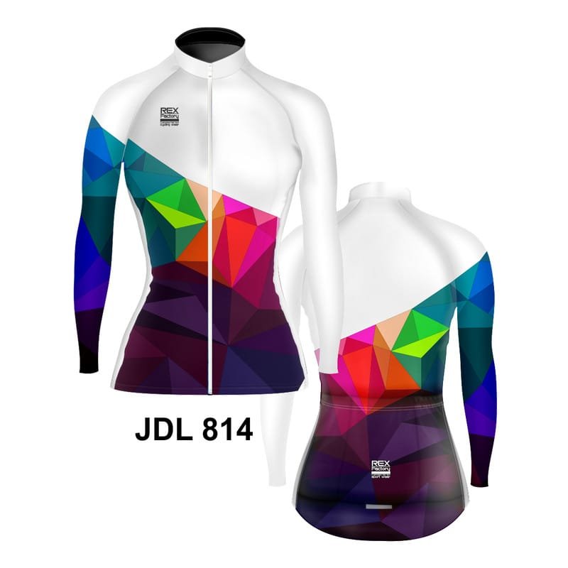 Jersey de Ciclismo Estandar Mujer Dama Manga Larga JDL814 - Image 3