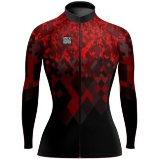 Jersey de Ciclismo Estandar Mujer Dama Manga Larga JDL709