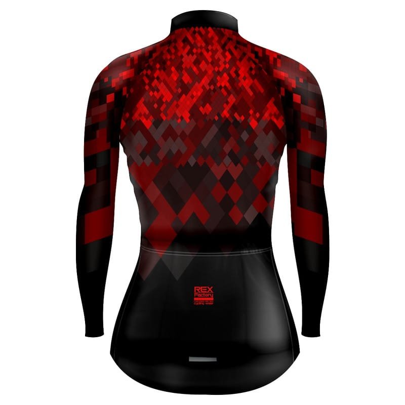 Jersey de Ciclismo Estandar Mujer Dama Manga Larga JDL709 - Image 2