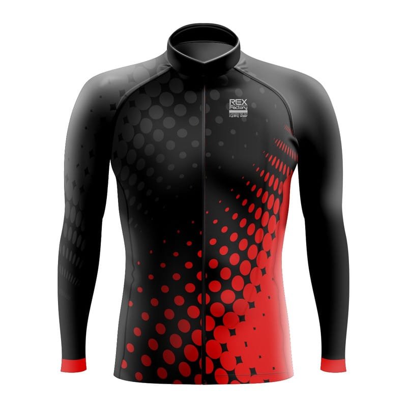 Jersey de Ciclismo Estandar Hombre Caballero Manga Larga JL606