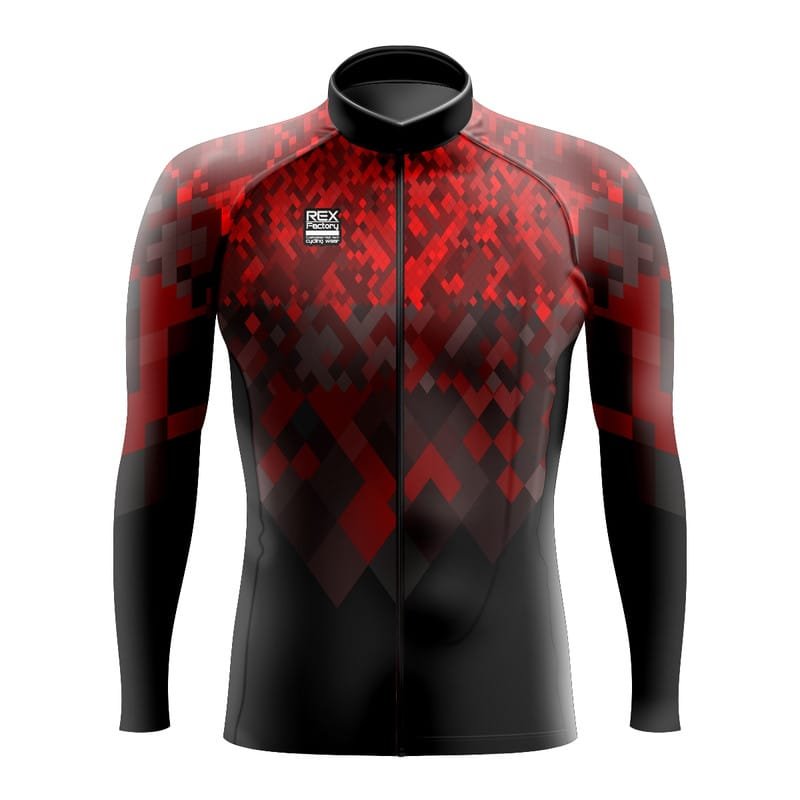 Jersey de Ciclismo Estandar Hombre Caballero Manga Larga JL775