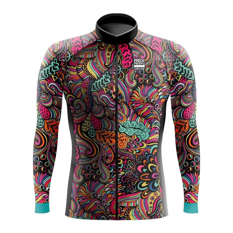 Jersey de Ciclismo Estandar Hombre Caballero Manga Larga JL779