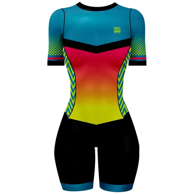 Trisuit, Traje de Triatlon Mujer Dama TD002