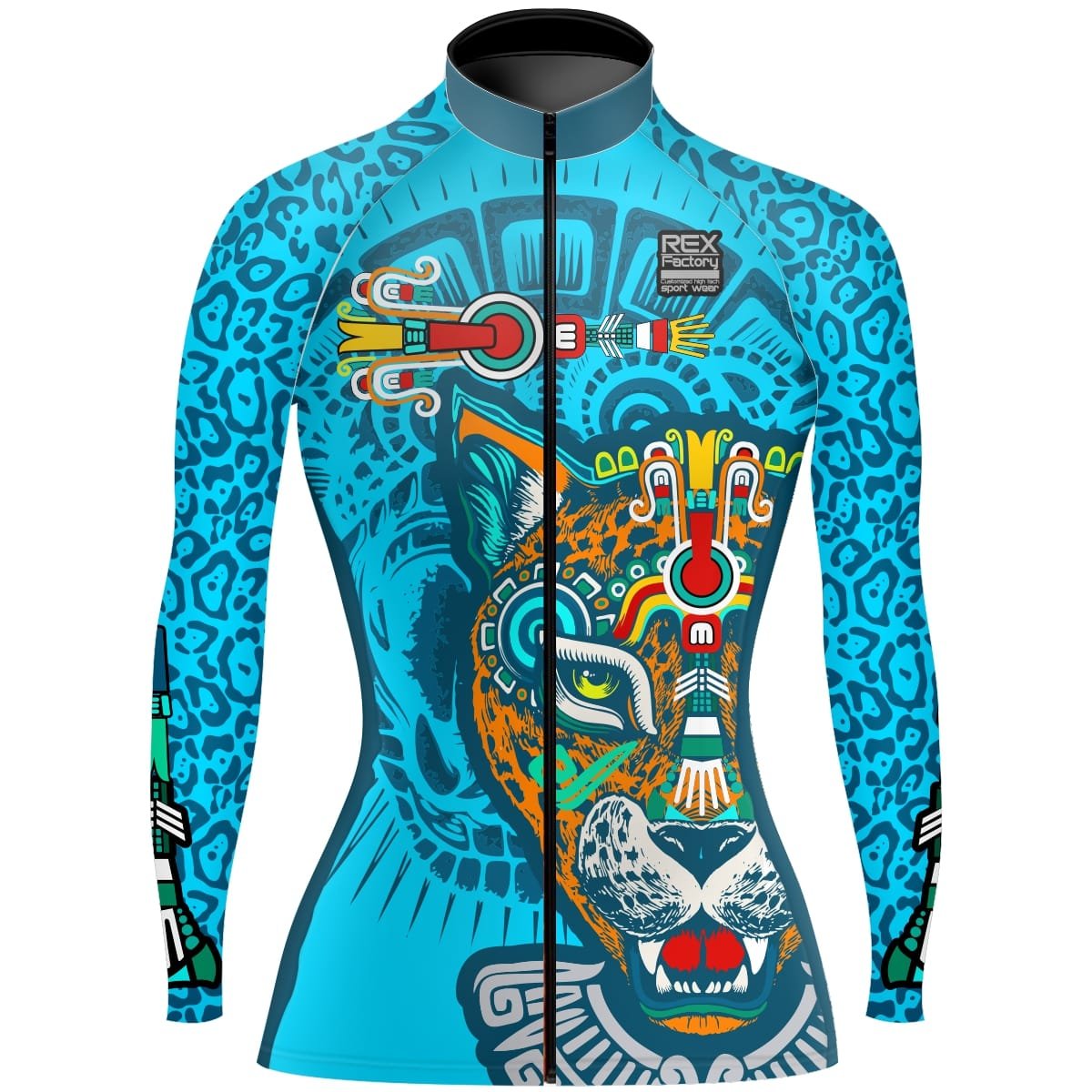 Jersey de Ciclismo Estandar Mujer Dama Manga Larga JDL817