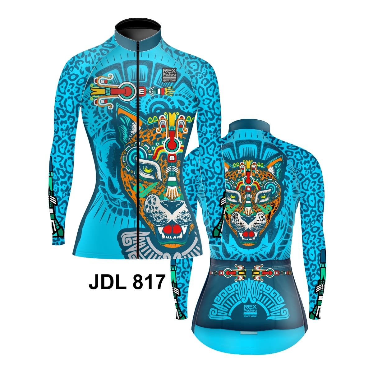Jersey de Ciclismo Estandar Mujer Dama Manga Larga JDL817 - Image 3