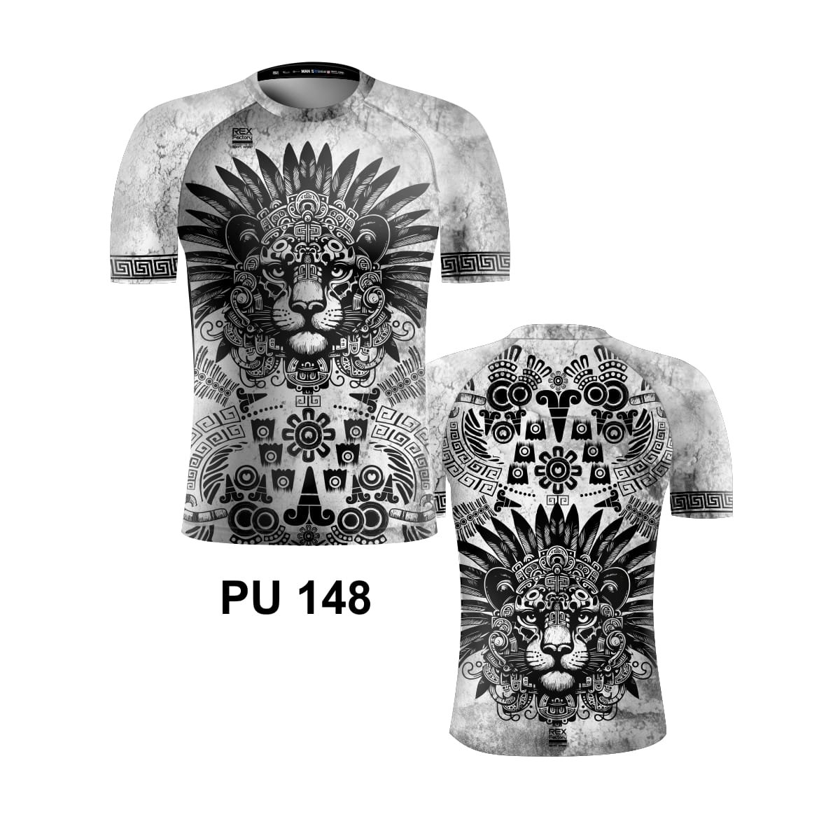 Playera Urbana Deportiva Dry Fit REX FACTORY Hombre Caballero PU148 - Image 3