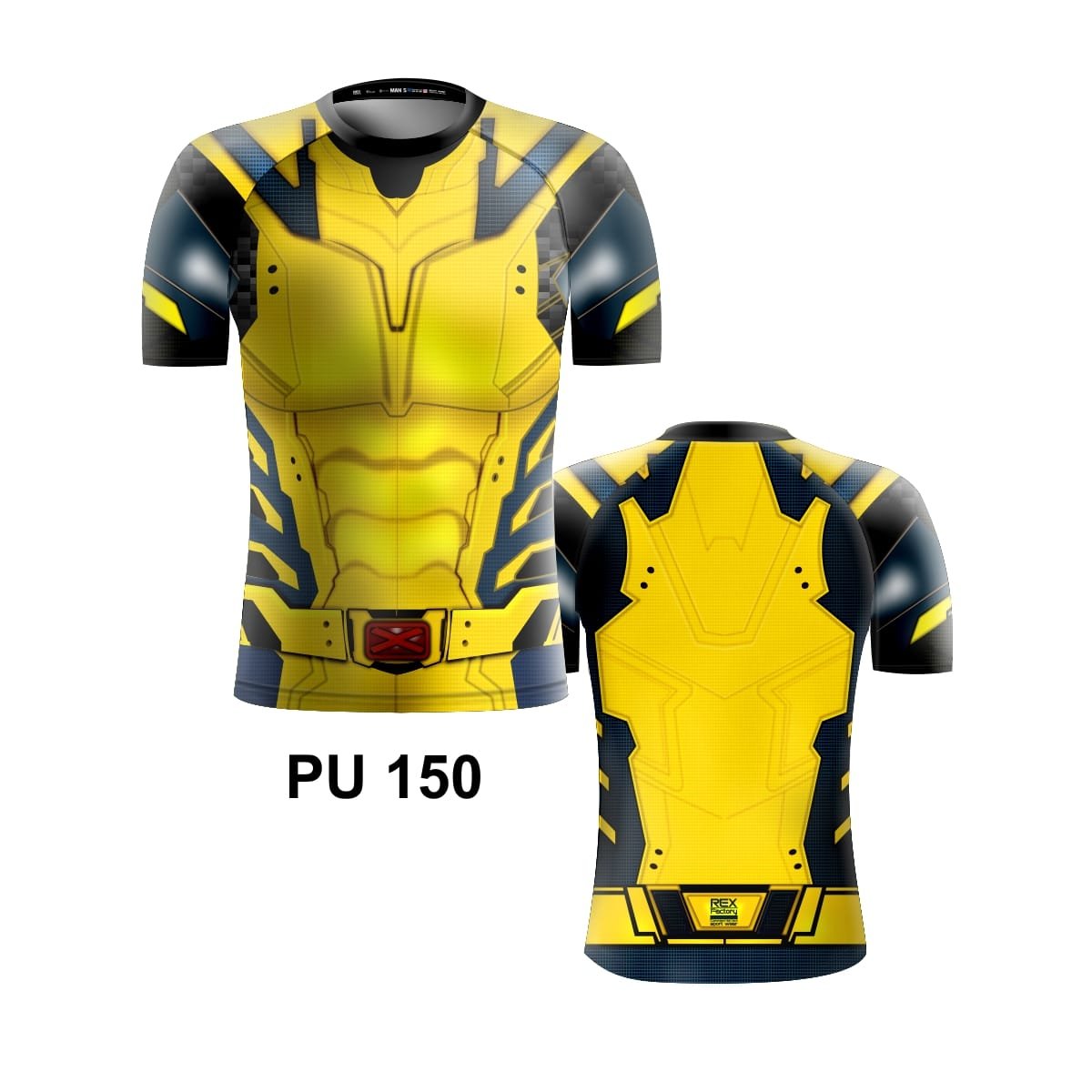Playera Urbana Deportiva Dry Fit REX FACTORY Hombre Caballero PU150 - Image 3