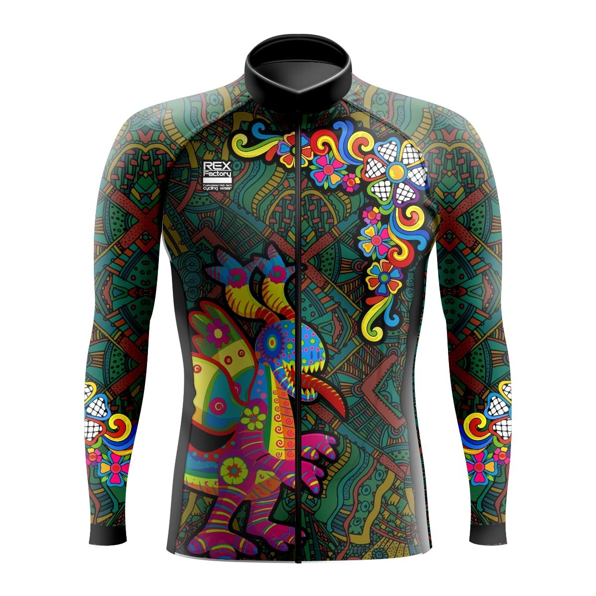 Jersey de Ciclismo Estandar Hombre Caballero Manga Larga JL672