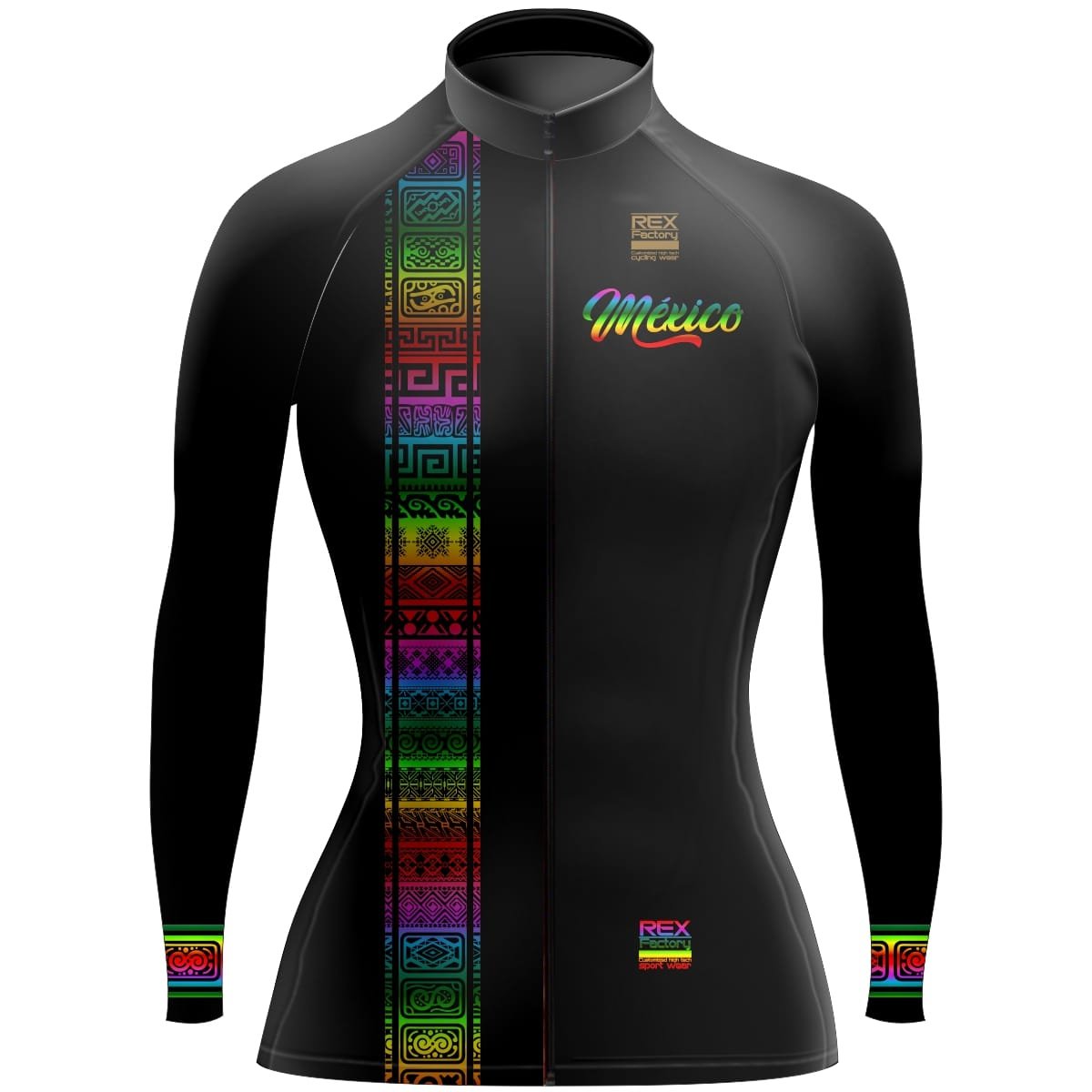 Jersey de Ciclismo Estandar Mujer Dama Manga Larga JDL797