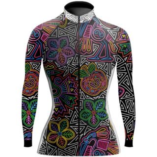 Jersey de Ciclismo Estandar Mujer Dama Manga Larga JDL712