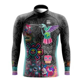 Jersey de Ciclismo Estandar Hombre Caballero Manga Larga JL791