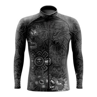 Jersey de Ciclismo Estandar Hombre Caballero Manga Larga JL793