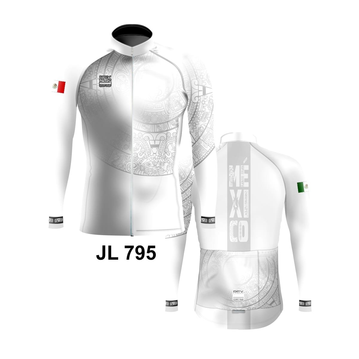 Jersey de Ciclismo Estandar Hombre Caballero Manga Larga JL795 - Image 3