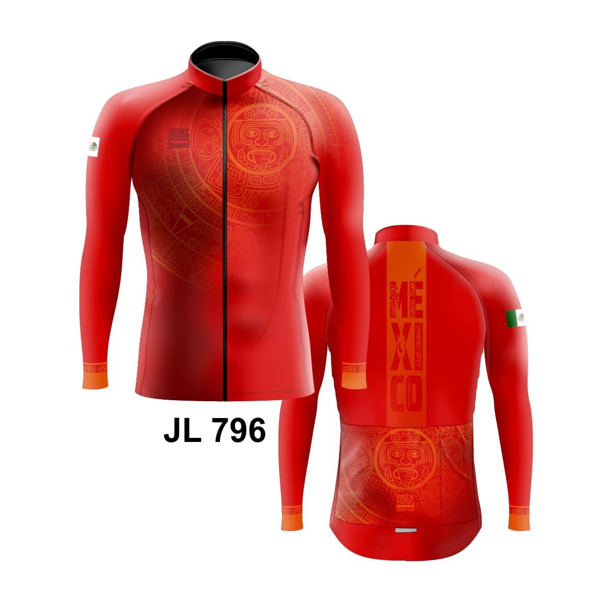 Jersey de Ciclismo Estandar Hombre Caballero Manga Larga JL796 - Image 3