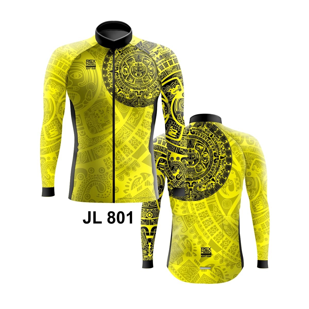 Jersey de Ciclismo Estandar Hombre Caballero Manga Larga JL801 - Image 3