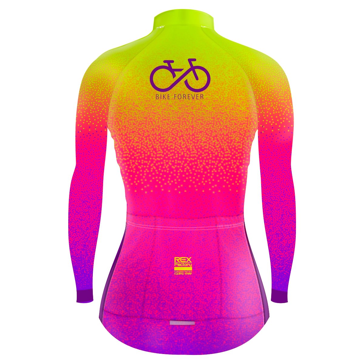 Jersey de Ciclismo Estandar Mujer Dama Manga Larga JDL680 - Image 2