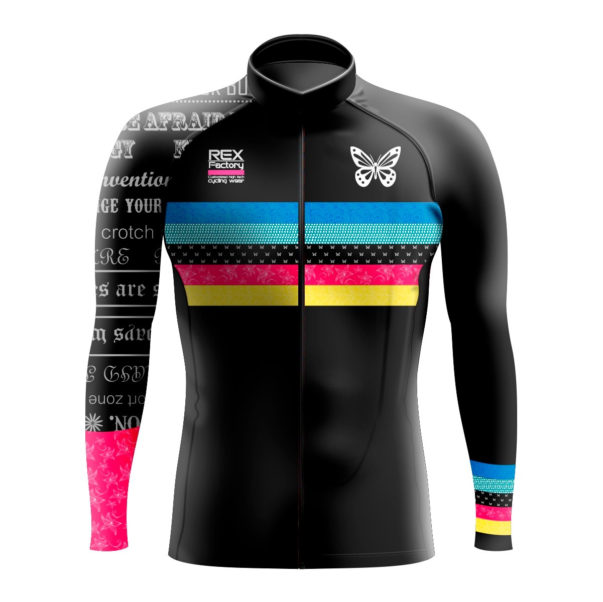 Jersey de Ciclismo Estandar Hombre Caballero Manga Larga JL629