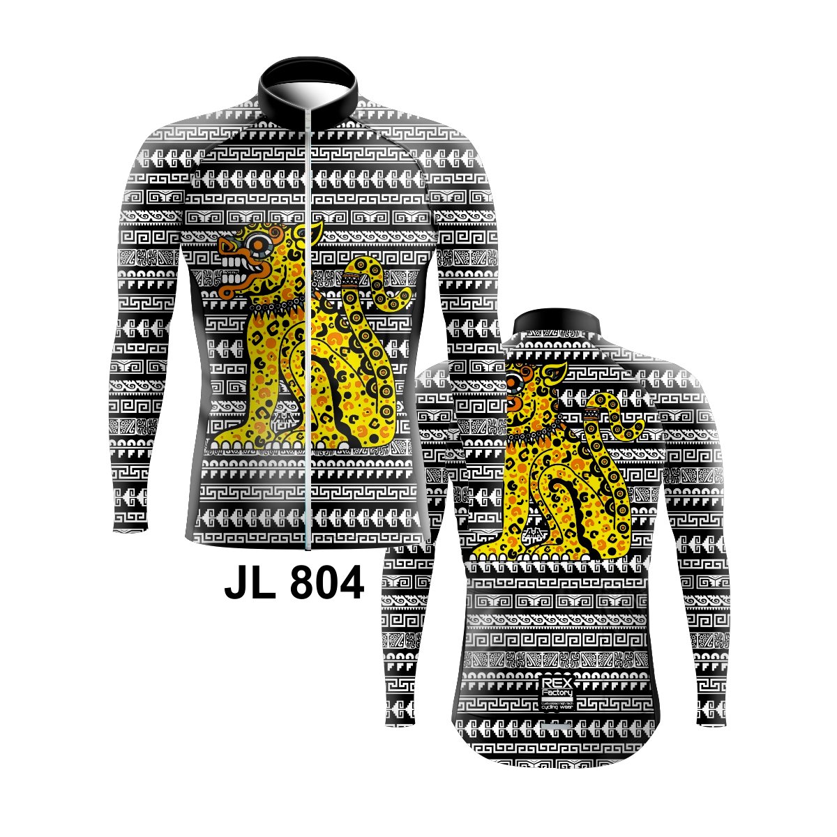 Jersey de Ciclismo Estandar Hombre Caballero Manga Larga JL804 - Image 3