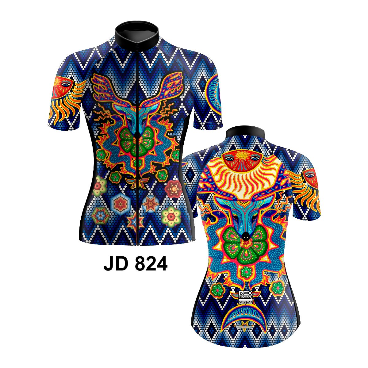 Jersey de Ciclismo Estandar Mujer Dama JD824 - Image 3