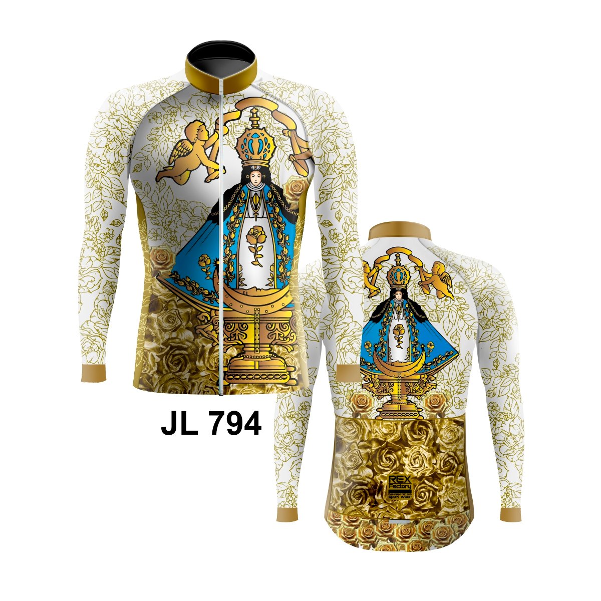 Jersey de Ciclismo Estandar Hombre Caballero Manga Larga JL794 - Image 3