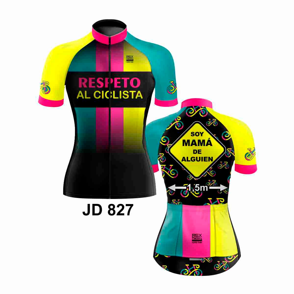 Jersey de Ciclismo Mujer Dama JD827 - Image 3