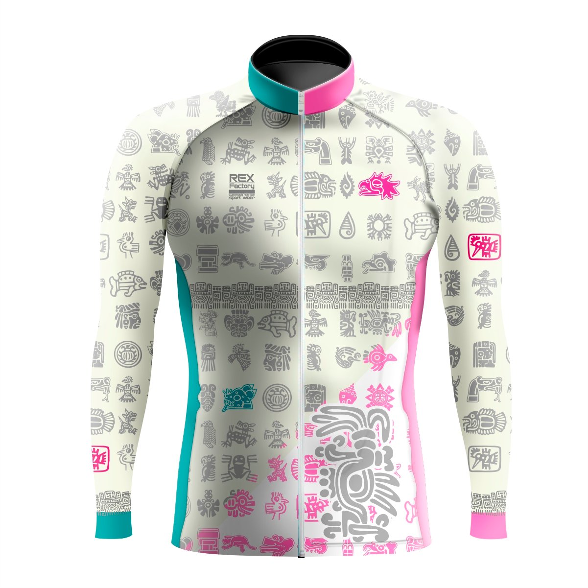 Jersey de Ciclismo Hombre Caballero Manga Larga JL807