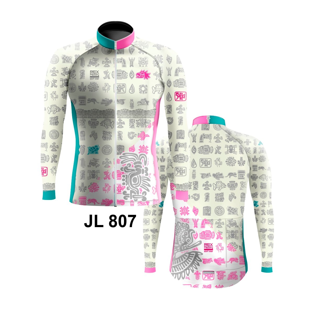 Jersey de Ciclismo Hombre Caballero Manga Larga JL807 - Image 3