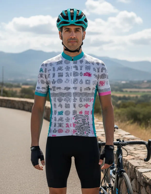 Jersey de Ciclismo Estandar Hombre Caballero J807 - Image 2
