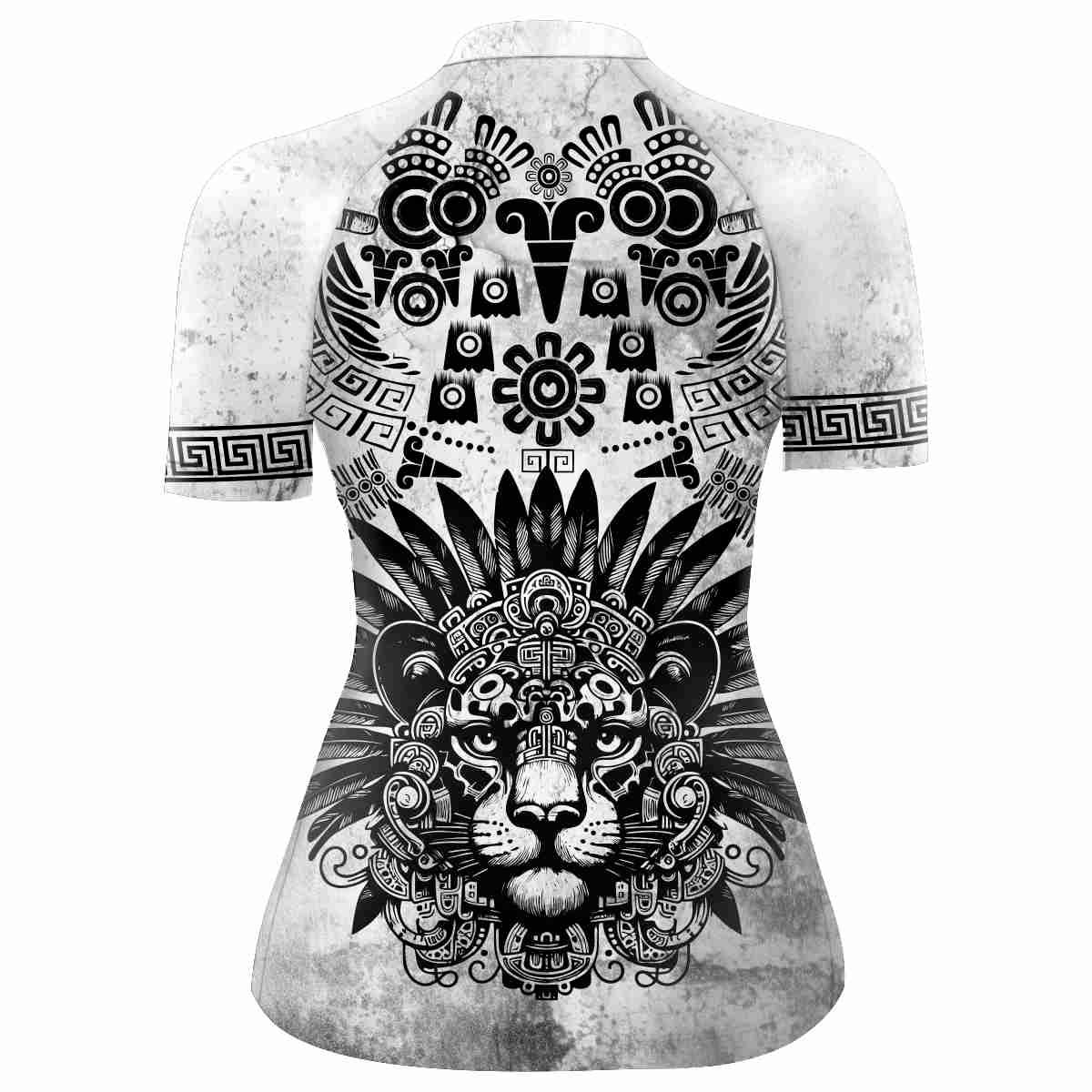 Playera Urbana Deportiva Dry Fit REX FACTORY Mujer Dama PUD148 JAGUAR PREHISPANICO - Image 2