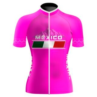 Jersey de Ciclismo Mujer Dama JD830 MEXICO ROSA
