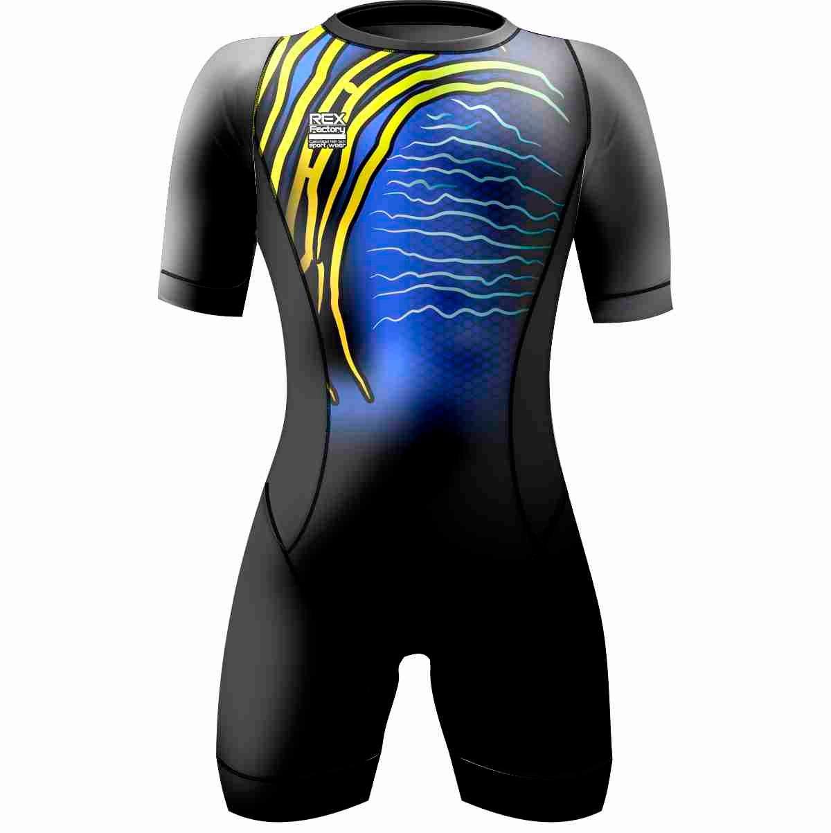 Trisuit, Traje de Triatlon Hombre Caballero T037 BEJEWELD