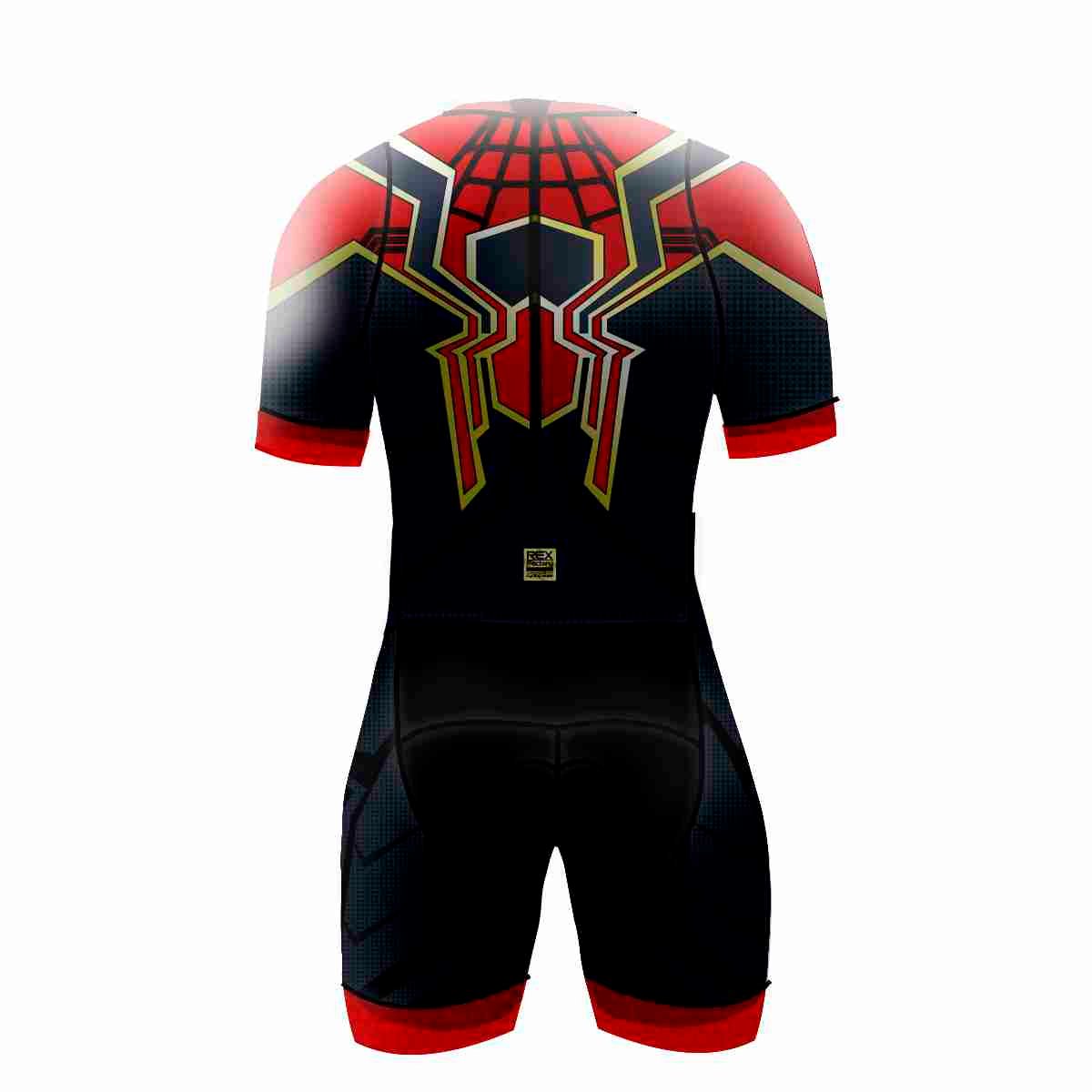 Trisuit, Traje de Triatlon Hombre Caballero T040 IRON SPIDERMAN - Image 2