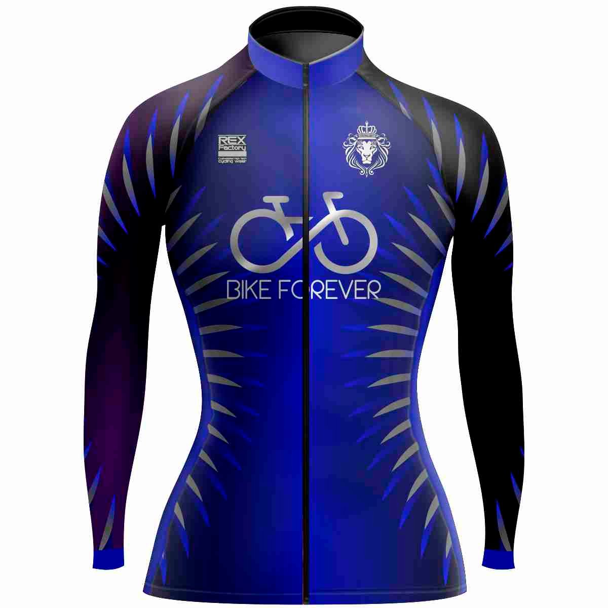 Jersey de Ciclismo Mujer Dama Manga Larga JDL510 BIKE