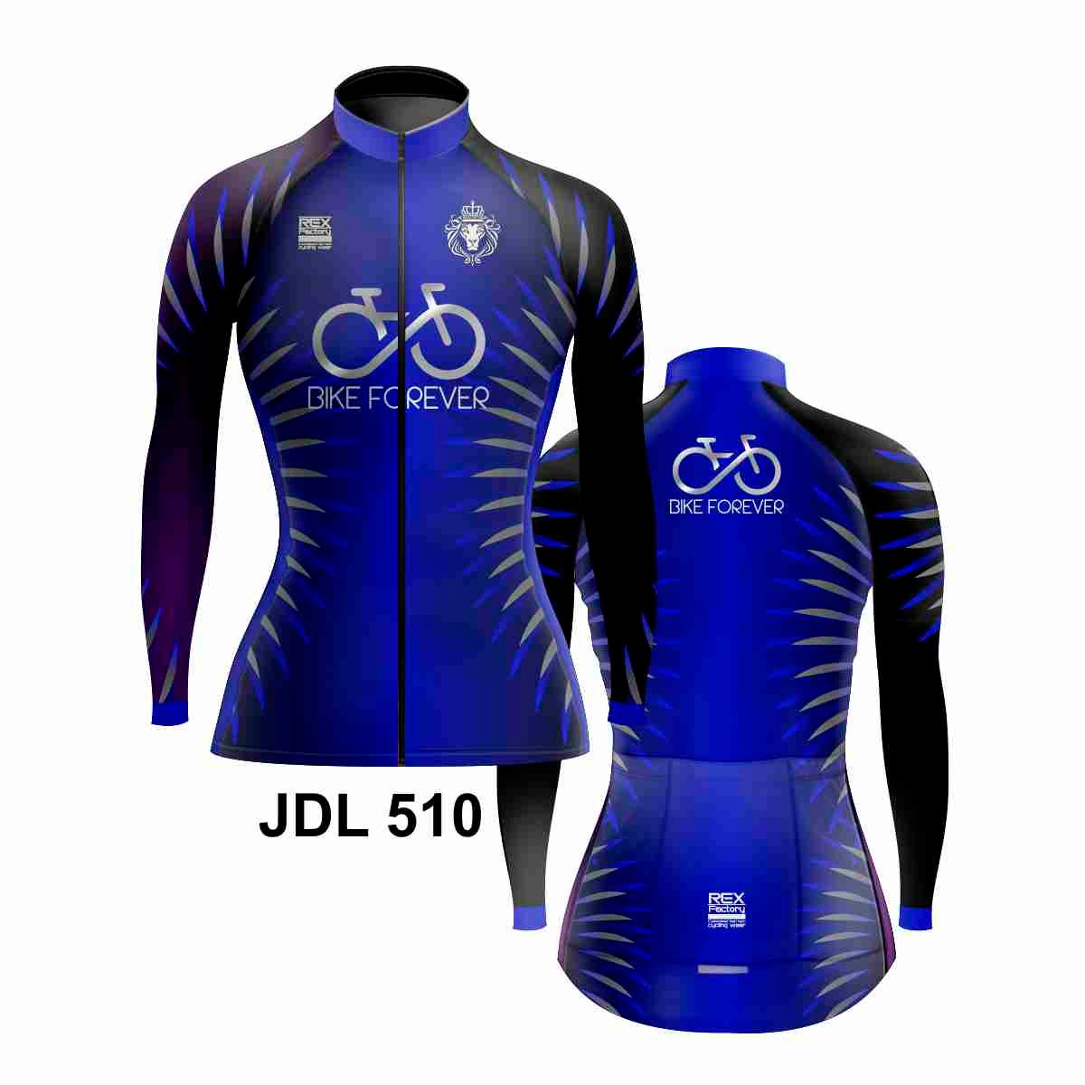 Jersey de Ciclismo Mujer Dama Manga Larga JDL510 BIKE - Imagen 3