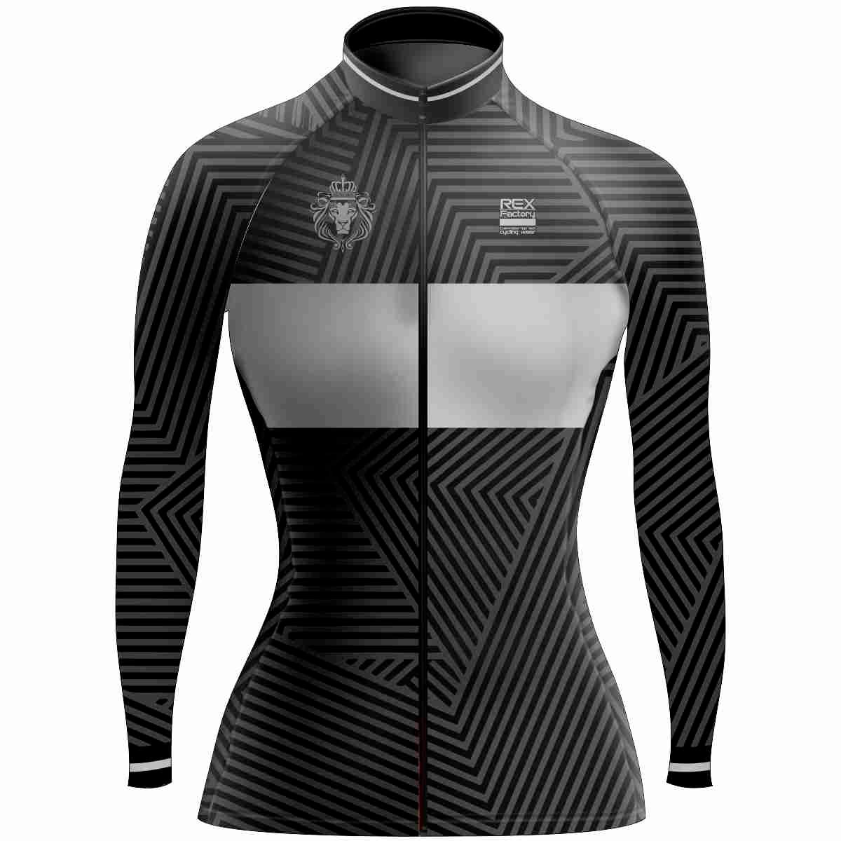 Jersey de Ciclismo Mujer Dama Manga Larga JDL831 VINTAGE