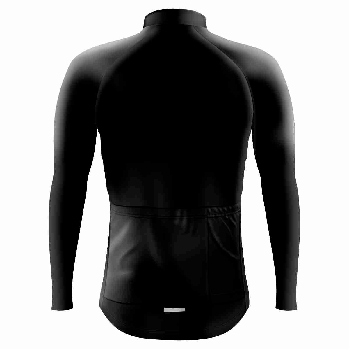 Jersey de Ciclismo Hombre Caballero Manga Larga JL814 NEGRO MEXICO - Imagen 2