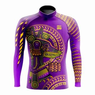 Jersey de Ciclismo Hombre Caballero Manga Larga JL816 XOLOITZCUINTLE