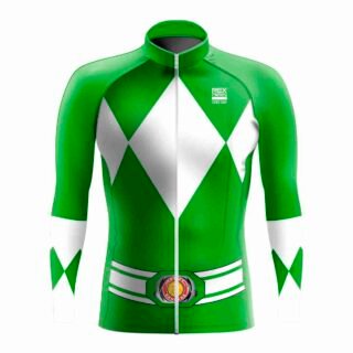 Jersey de Ciclismo Hombre Caballero Manga Larga JL815 POWER RANGER