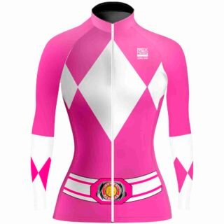 Jersey de Ciclismo Mujer Dama Manga Larga JDL832 POWER RANGER